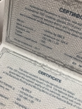 Сувенірна срібна банкнота пластина 100 грн зразка 2014 року, фото №3