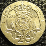20 пенсів Британія 2004, фото №2