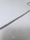 Серебряная цепочка Венеция, цепь Серебро 925 пробы, 16,43 грамм, фото №5