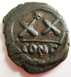 Полуфоллис PHOCAS (602-610) - мондвор Constantinople., фото №2