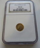 1 $ 1916 год США юбилейная "MCINLEY" золото 1,66 грамм 900`, фото №2
