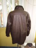 Большая кожаная мужская куртка SMOOTH City Collection. Лот 280, фото №5
