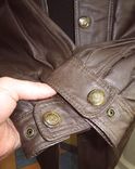 Большая кожаная мужская куртка SMOOTH City Collection. Лот 280, фото №7