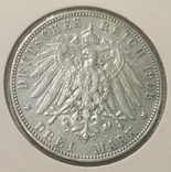3 Марки 1908 Саксония х8л3, фото №3