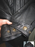 Оригинальная утеплённая мужская куртка М.FLUES. 100% кожа. Лот 51, фото №6