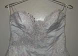 Свадебное платье бело-розовое + подъюбник-колокол, фото №4
