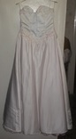 Свадебное платье бело-розовое + подъюбник-колокол, фото №6