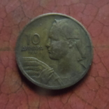 10 динаров 1955 Югославия  (3.1.2)~, фото №2