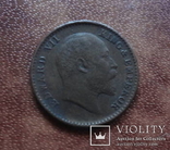 Британская Индия 1/12 анна 1910 Эдуард VII (м.3.7)~, фото №3