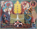 Картина "Хлебный колос" Олесь Семерня 1984 г.двп масло., фото №5