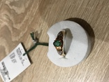 Кольцо с изумрудом и бриллиантами, фото №6