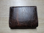Кожаный женский дешевый кошелек, фото №3