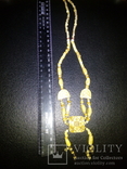 Ожерелье из моржовой  кости винтажное, этнический рисунок, фото №6