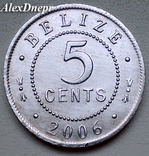 Белиз, 5 центов 2006, фото №3
