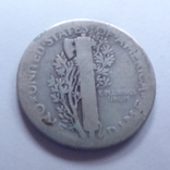 10 центов 1928  США серебро    (Н.22.16)~, фото №5