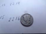 10 центов 1928  США серебро    (Н.22.16)~, фото №6