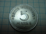 5марка 1922 Естонія, фото №3