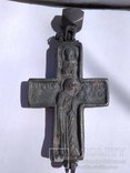 Энколпион Распятие Христово- изображение Богоматери Агиосоритиссы 15 век, фото №4