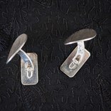 Серебряные запонки, 835, Германия, фото №4