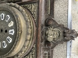 Корпус часы настенные дуб Бронза лев ангел, фото №5