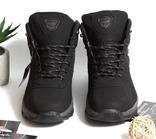 0267 Спортивные ботинки Bonotte Черные Иск Нубук 43 размер 27.5 см стелька, numer zdjęcia 5
