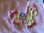 Детское одеяло плед розовое, новое, фото №3