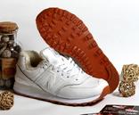 0268 Зимние Кроссовки New Balance Цвет Белый на меху 39 размер 25 см стелька, numer zdjęcia 4