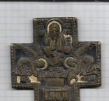 Крест старинный с эмалью, фото №6