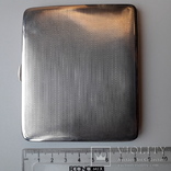 Портсигар, серебро, 128 грамм, Великобритания, 1934 год, фото №5
