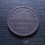 1 пфенниг 1870  Германия     (К.7.15)~, фото №3