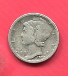 США 10 центов (дайм) 1929, фото №2
