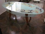 Стеклянный столик, фото №2