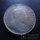 1 доллар 1907 Стрейтс Сетлментс серебро   (К.20.3)~, фото №2