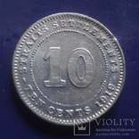 10 центов 1919  Стрейтс Сетлментс серебро  (К.15.6)~, фото №2
