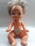 Старая пластмассовая кукла 42 см., фото №2