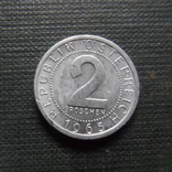 2 гроша 1965 Австрия    (О.1.8)~, фото №2