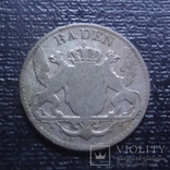 3 крейцера 1856 Баден серебро (К.27.4)~, фото №2