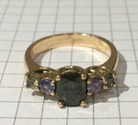 Золотое кольцо (Сапфир,Изумруд), фото №2