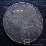 10 шиллингов 1958 Австрия  серебро  (К.21.3)~, фото №3