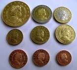 UNITED KINGDOM, комплект европробы 5 евро-1 цент 2002 *9 монет, фото №3