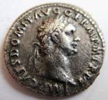Серебряный денарий Domitian (86 г.н.э)- точная датировка., фото №2