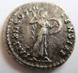 Серебряный денарий Domitian (86 г.н.э)- точная датировка., фото №3