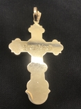 Золотой крест с эмалями 585пр. 21.58 гр., фото №3