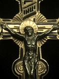 Золотой крест с эмалями 585пр. 21.58 гр., фото №5