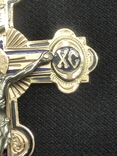 Золотой крест с эмалями 585пр. 21.58 гр., фото №8