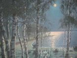 "Светлая ночь" х.м.,70х100см.,1915г.,авт., фото №4