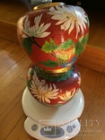 Парные вазы клуазоне 2шт. высота 13,5 см, фото №13