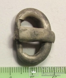 Пряжка серебряная периода ЧК.Вес 11,08 грамм., фото №2