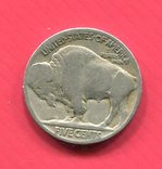 США 5 центов 1927 Бизон, Индеец, фото №2