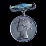Медаль За Крымскую Войну С Планкой Севастополь, Великобритания, фото 2